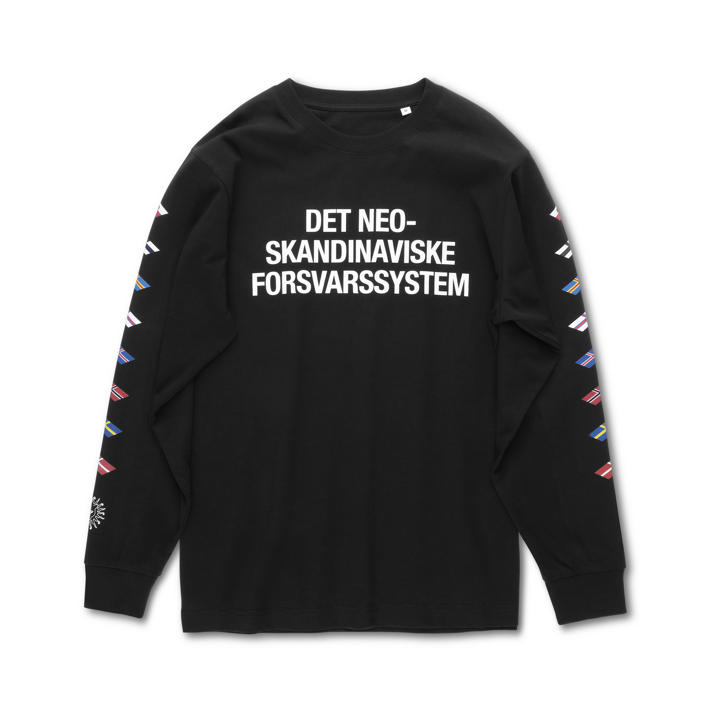 Det Neoskandinaviske Forsvarssystem Longsleeve, OVERSIZED Boxfit T-Shirt