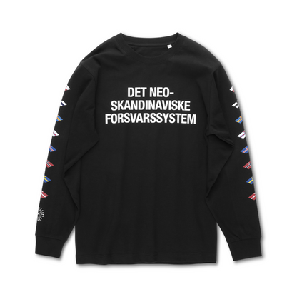 Det Neoskandinaviske Forsvarssystem Longsleeve, OVERSIZED Boxfit T-Shirt